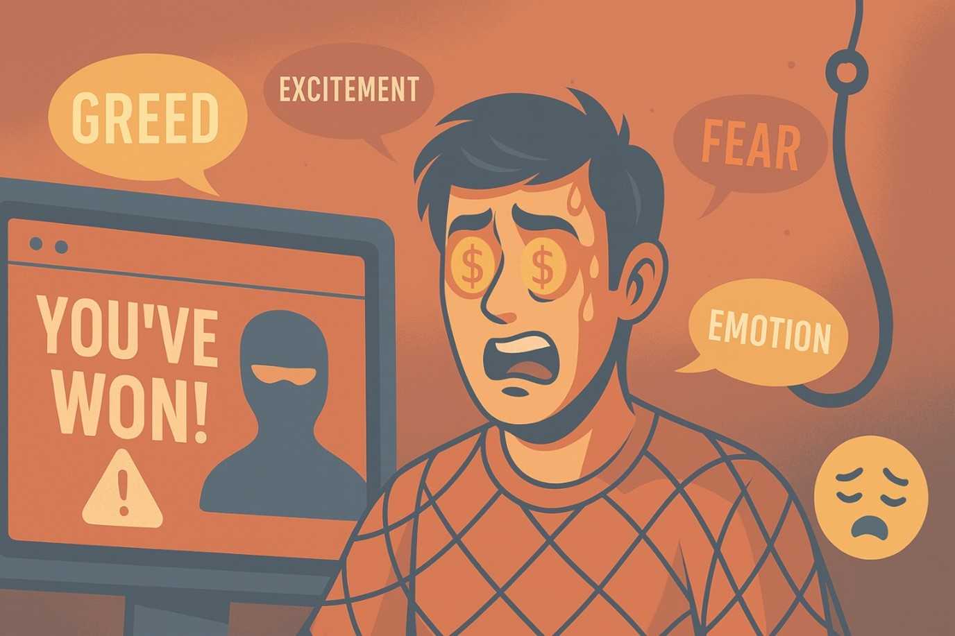 อารมณ์ บุคลิกภาพ และการตกเป็นผู้เสียหายกลโกงออนไลน์